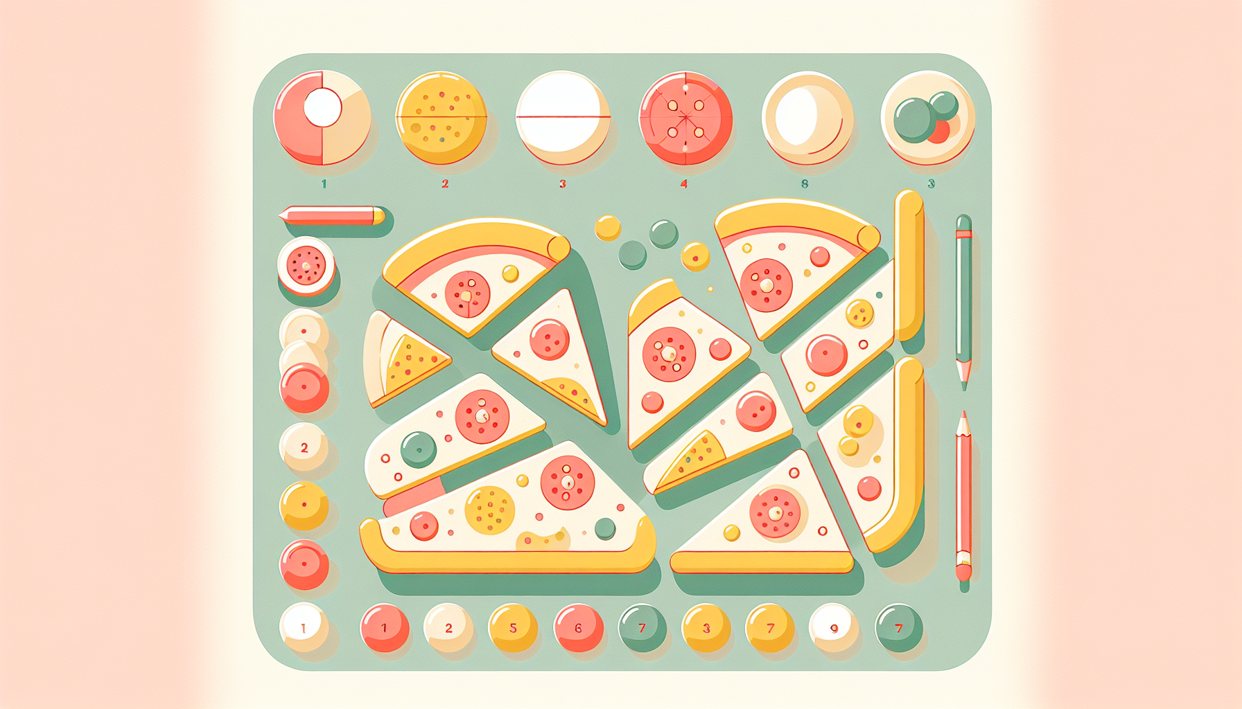 Children's educational game Pizza Play