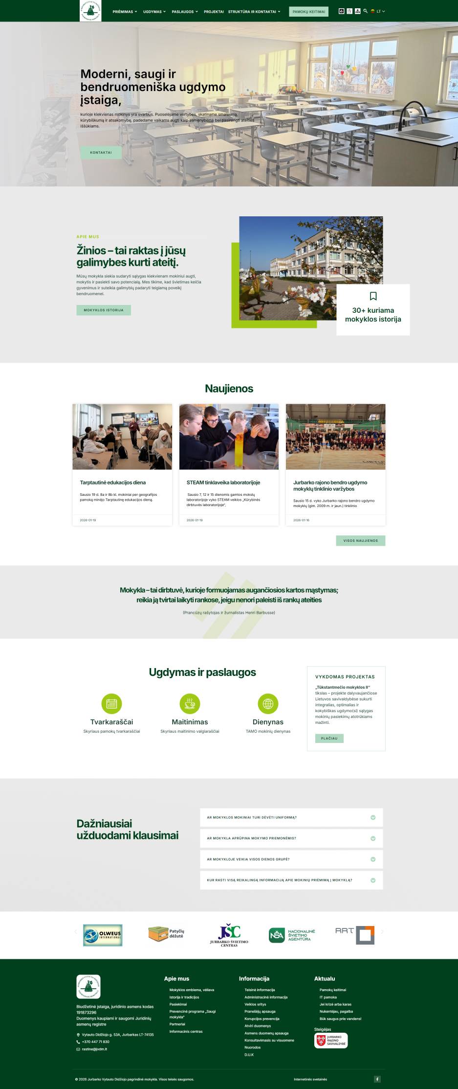 Szkoła Podstawowa im. Vytautasa Wielkiego w Jurbarkas